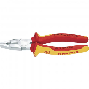 KNIPEX Kombinationstng Frkromad 190 mm i gruppen Maskiner & Verktyg / Handverktyg / Tnger och avbitare hos Blys VIP AB (2150-106190)