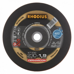 RHODIUS KAPSKIVA XT100 CERAMICON INOX i gruppen Maskiner & Verktyg / Borr, gng & kap / Kapskivor hos Blys VIP AB (2150-210226R)