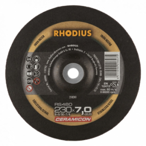 RHODIUS RS480 CERAMICON SLIPSKIVOR i gruppen Maskiner & Verktyg / Tryckluftsverktyg / Slipmaskiner hos Blys VIP AB (2150-210241R)