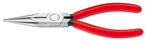 KNIPEX Tng med flata, runda kftar och skr Svart, frsedd i gruppen Maskiner & Verktyg / Handverktyg / Tnger och avbitare hos Blys VIP AB (2150-2501160)