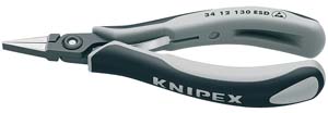 KNIPEX Precisionselektronikgriptng ESD Brunerat Med flerkom i gruppen Maskiner & Verktyg / Handverktyg / Tnger och avbitare hos Blys VIP AB (2150-3412130ESD)