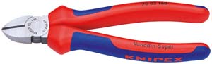 KNIPEX Sidavbitare Svart, frsedd med korrosionsskydd 160 mm i gruppen Maskiner & Verktyg / Handverktyg / Tnger och avbitare hos Blys VIP AB (2150-7002160)