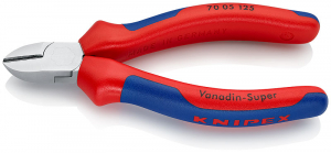 KNIPEX Sidavbitare Frkromad Med flerkomponentsverdrag 125 i gruppen Maskiner & Verktyg / Handverktyg / Tnger och avbitare hos Blys VIP AB (2150-7005125)