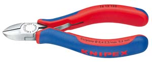 KNIPEX Sidavbitare Svart, frsedd med korrosionsskydd 125 mm i gruppen Maskiner & Verktyg / Handverktyg / Tnger och avbitare hos Blys VIP AB (2150-7612125)