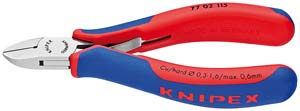 KNIPEX Elektroniksidavbitare Med flerkomponentsverdrag 115 i gruppen Maskiner & Verktyg / Handverktyg / Tnger och avbitare hos Blys VIP AB (2150-7702115)