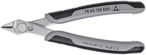KNIPEX Electronic Super Knips ESD Med flerkomponentsverdra i gruppen Maskiner & Verktyg / Handverktyg / Tnger och avbitare hos Blys VIP AB (2150-7803125ESD)