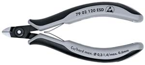 KNIPEX Precisionselektroniksidavbitare Brunerat Med flerkomp i gruppen Maskiner & Verktyg / Handverktyg / Tnger och avbitare hos Blys VIP AB (2150-7902120ESD)