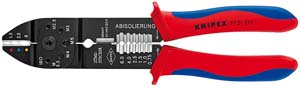 KNIPEX Crimptng Brunerat Med flerkomponentsverdrag 230 mm i gruppen Maskiner & Verktyg / Handverktyg / Tnger och avbitare hos Blys VIP AB (2150-9721215)