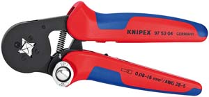 KNIPEX Sjlvinstllande crimptng fr ndhylsor Brunerat 180 i gruppen Maskiner & Verktyg / Handverktyg / Tnger och avbitare hos Blys VIP AB (2150-975304)