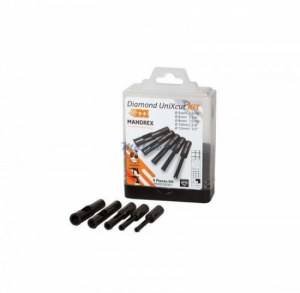 Mandrex 5 Pieces Kit - UniXcut Diamond drills i gruppen Maskiner & Verktyg / El-, batteri- & metallmaskiner / Sgar hos Blys VIP AB (2150-MHDS30001)