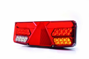 Baklampa hger trailer LED, 5 funktioner 12/24V i gruppen Fordon & Garage / Belysning / Baklampor hos Blys VIP AB (2200-80031202)