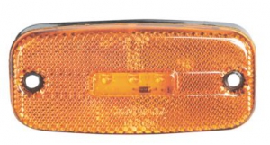 Sidomarkering SLD Orange 5LED 12-24V E-mrkt i gruppen Fordon & Garage / Belysning / Positions- & Markeringsljus hos Blys VIP AB (2200-810130)