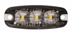 Blixtljus 3 LED Klar lins Orange LED i gruppen Fordon & Garage / Belysning hos Blys VIP AB (2200-850201HP-A)