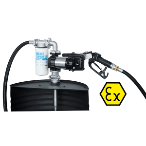 Drum EX50 12 V med automathandtag, filter & kabel i gruppen Fordon & Garage / Verkstadsutrustning / Dieselpumpar och tanktillbehr hos Blys VIP AB (2250-F00372040)