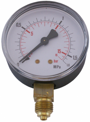 Manometer 0-16bar 63mm 1/4 i gruppen Maskiner & Verktyg / Handverktyg / Mt- och mrkverktyg hos Blys VIP AB (2250-MIS00062)