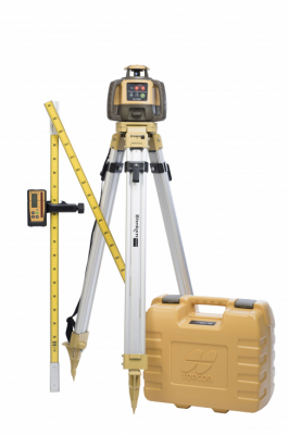 TOPCON RL-H5A komplett laserpaket i gruppen Maskiner & Verktyg / Mt, laser & tillbehr / Anlggning- & 2-fallslaser hos Blys VIP AB (2700-1026105-01S)