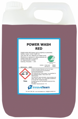 POWER WASH RED 5L i gruppen Fordon & Garage / Kem och fordonsvrd / Tvtt och karossvrd hos Blys VIP AB (3050-2552046)