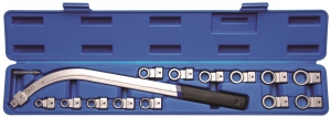 Spnnare nyckelsats 12 kant. 12-19mm E10-E18 BGS i gruppen Maskiner & Verktyg / Handverktyg / Hylsor, nycklar och mejslar / Nycklar hos Blys VIP AB (4700-1312)