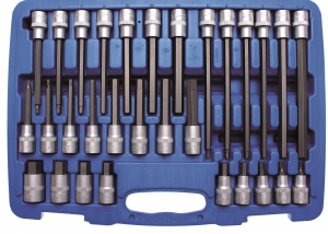 Bitsinsats 1/2tum 30 delar insex 5-19mm BGS i gruppen Maskiner & Verktyg / Handverktyg / Hylsor, nycklar och mejslar / Hylsor hos Blys VIP AB (4700-5181)
