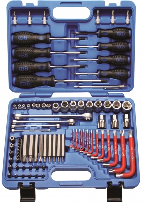 84 delarsats T-star E-type torx i gruppen Maskiner & Verktyg / Handverktyg / Verktygssatser hos Blys VIP AB (4700-7849)