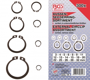 Yttre lsringssortiment 3-32mm 300-delar BGS i gruppen Frbrukning / Sortimentldor hos Blys VIP AB (4700-8046)