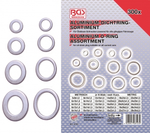 Aluminium ttnings sortiment 300-delar BGS i gruppen Frbrukning / Sortimentldor hos Blys VIP AB (4700-8143)