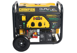 Champion Elverk 7000W Dual Fuel i gruppen Maskiner & Verktyg / Elverk / Portabla elverk hos Blys VIP AB (5400-CPG7500E2-DF-EU-SC)