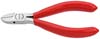 KNIPEX Elektroniksidavbitare Med plastverdrag 115 mm