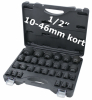 Krafthylssats korta 1/2tum 10-46mm 29-del