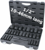 Krafthylssats lnga 1/2tum 10-46mm 29-del