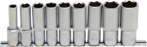 Hylssats lng 1/2tum 10-24mm 9delar BGS