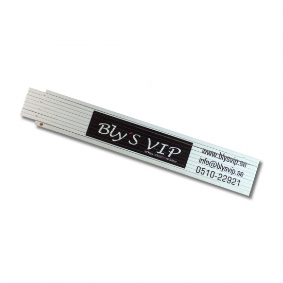 Millimeterstock 2m med LED-ljus