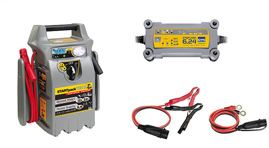 Paket GYSpack TRUCK Startbooster & GYSflash 6.24 Underh�llsladdare