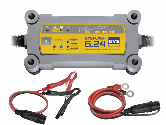 Paket GYSpack TRUCK Startbooster & GYSflash 6.24 Underh�llsladdare