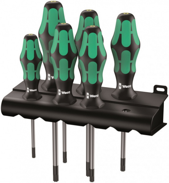 WERA 367/6 HF Lasertipsats TORX, holding function 367 TORX�