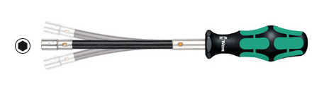 Wera Slangskruvmejsel med b�jlig klinga