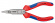 KNIPEX Kabeltng Svart, frsedd med korrosionsskydd 160 mm