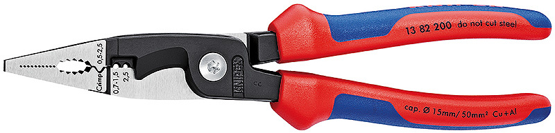 KNIPEX elinstallationst�ng Svart, f�rsedd med korrosionsskyd