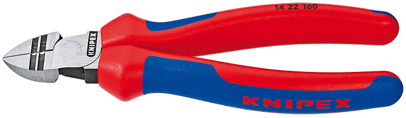 KNIPEX Sidavbitare med skalfunktion Svart, f�rsedd med korro
