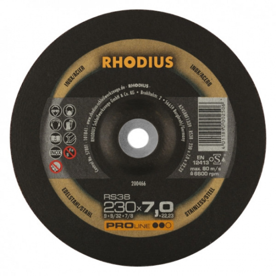 Rhodius Slipskiva RS 230x7 10/f�rp