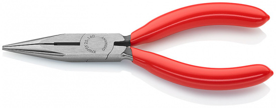 KNIPEX T�ng med flata, runda k�ftar och sk�r Svart, f�rsedd