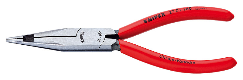 KNIPEX Flatrundt�ng med mittavbitare (telefont�ng) Med plast