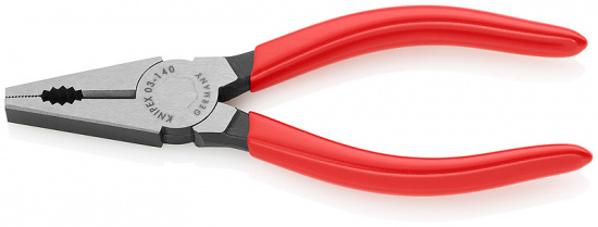 KNIPEX Kombinationst�ng Svart, f�rsedd med korrosionsskydd M