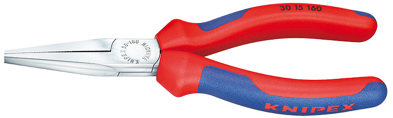KNIPEX Gript�ng med l�nga, smala k�ftar F�rkromad 160 mm