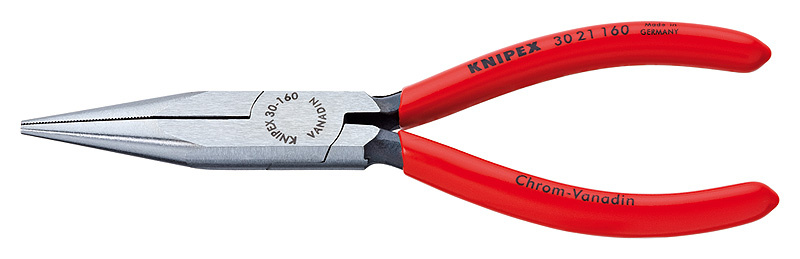 KNIPEX Gript�ng med l�nga, smala k�ftar Svart, f�rsedd med k
