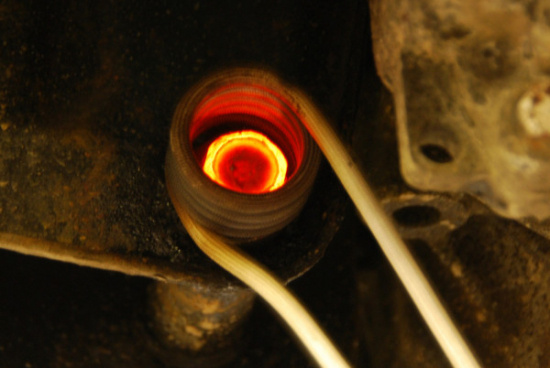 Induktionscoil 23mm M10 sida