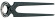 KNIPEX Kniptng Svart, frsedd med korrosionsskydd 210 mm