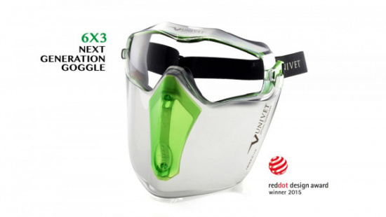 UNIVET Skyddscyklop Clear Ultra