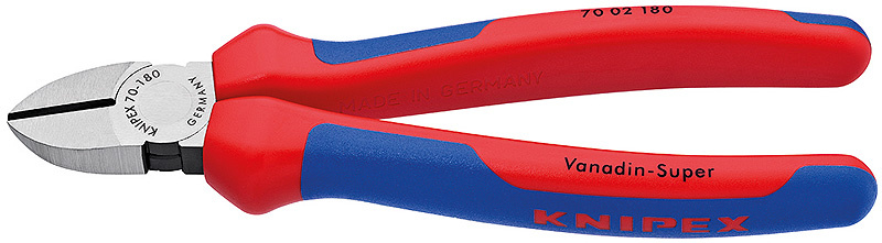 KNIPEX Sidavbitare Svart, f�rsedd med korrosionsskydd 180 mm