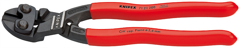 KNIPEX CoBolt� Svart, f�rsedd med korrosionsskydd 200 mm